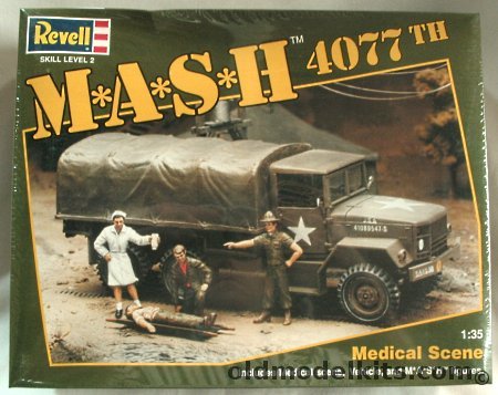 Revell 1/35 M*A*S*H 4077th M-34 Medical Scene (MASH 4077), 4820 plastic model kit